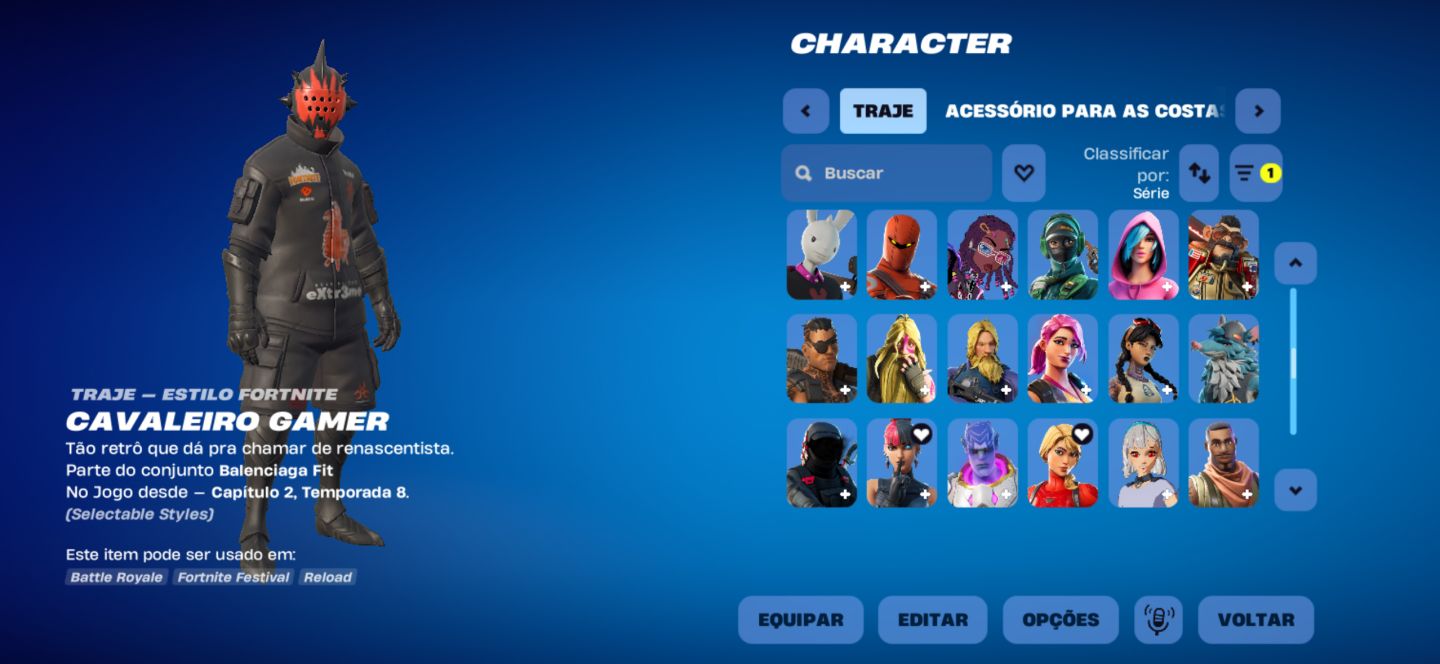 Conta fortnite