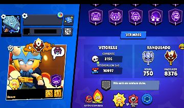 CONTA BRAWL STARS MUITO BEM UPADA PRA CONTA PRINCIPAL (BARATA DEMAIS)!