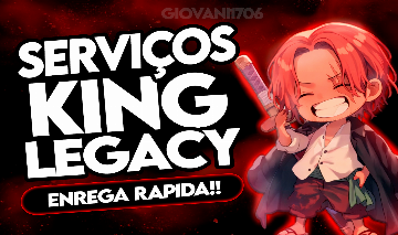 SERVIÇOS KING LEGACY - ESPADAS V2 - GEMAS - ITENS (MELHORES PREÇOS)