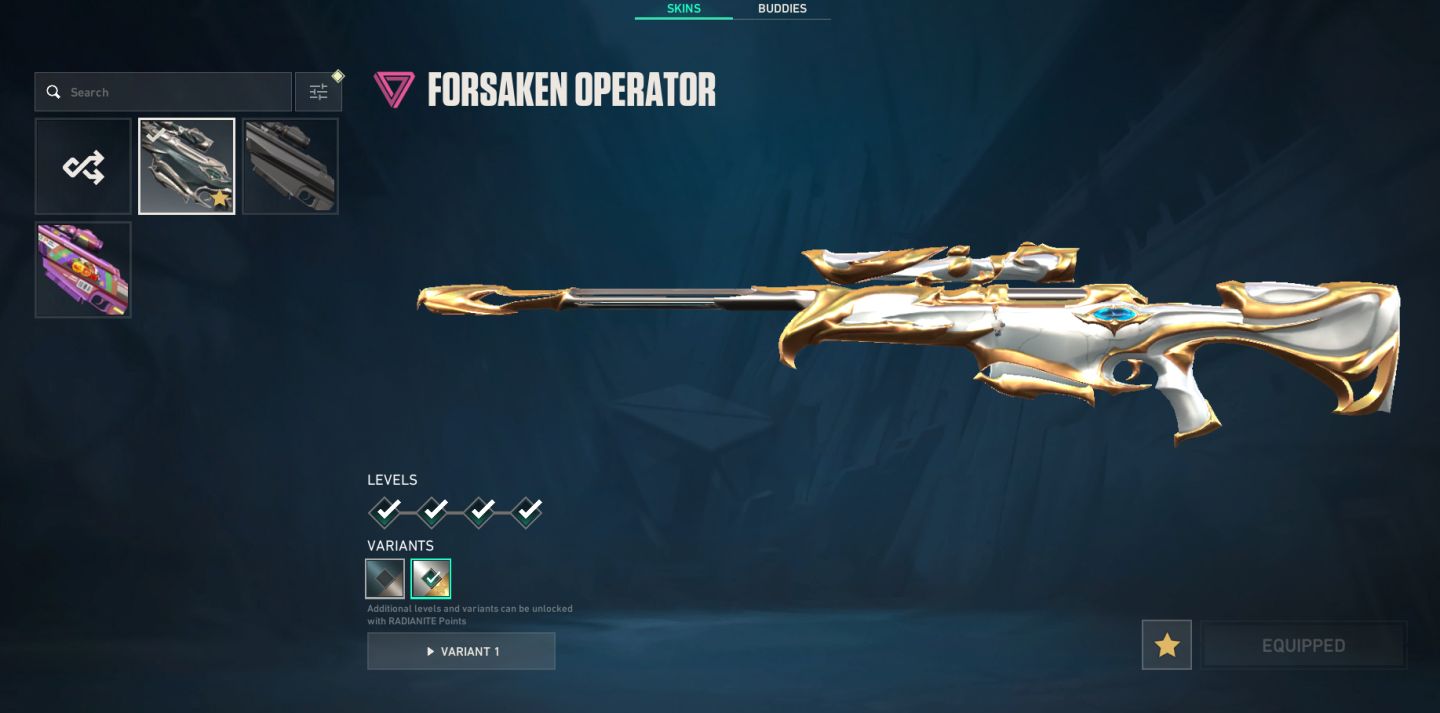 Conta Valorant Diamante1 e com Skins