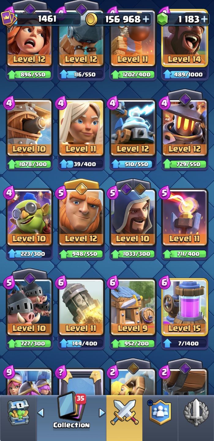 Conta de Clash Royale arena 30