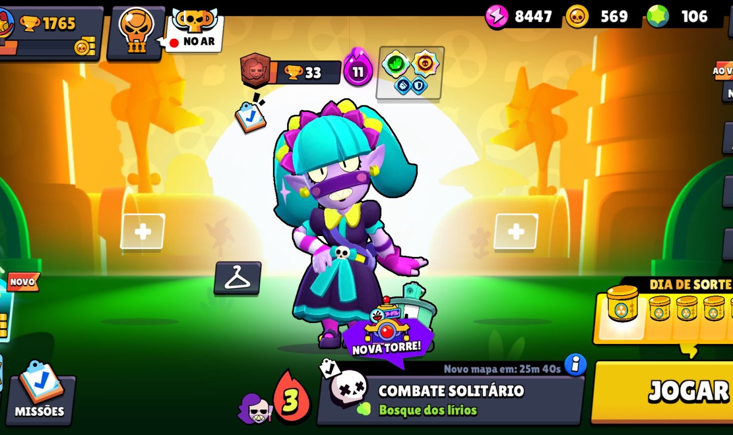 Conta Brawl Stars boa para iniciar , 41 Brawlers Skins boas