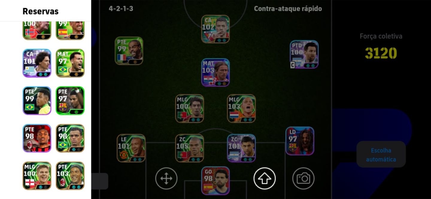 Conta efootball boa pra começar