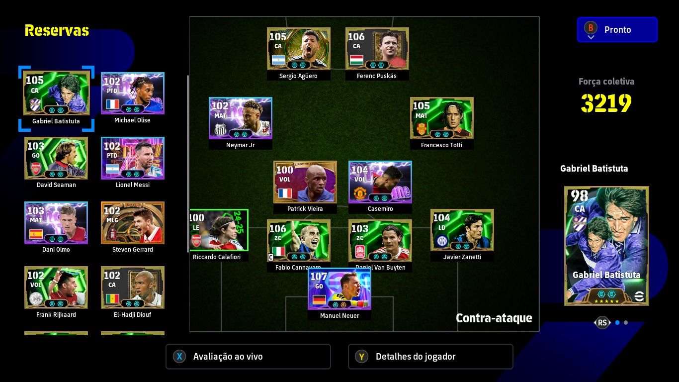 Conta eFootball steam