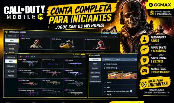 COD Mobile | Conta para Iniciantes | Skins Raras, Armas Épicas e Acesso Activ