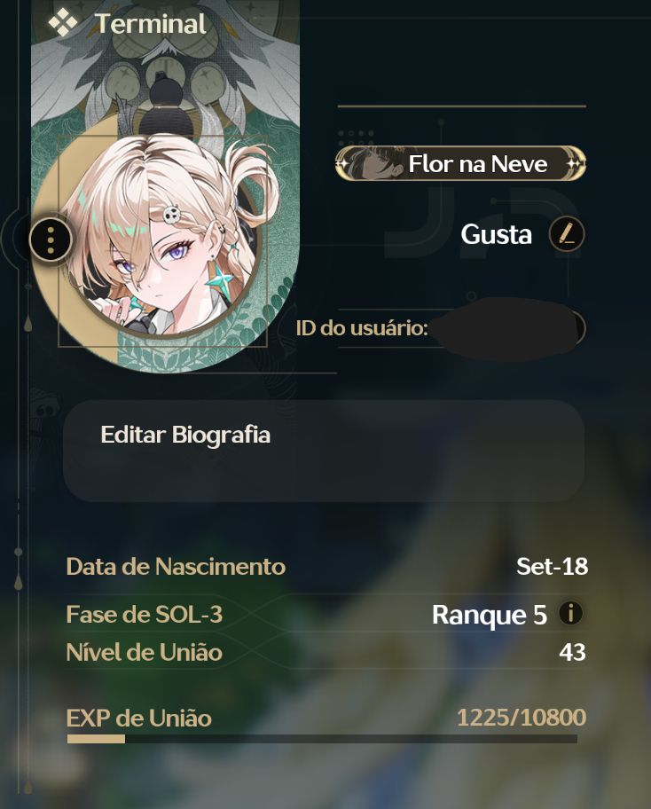 Conta Wuthering Waves Nivel 43 Server America