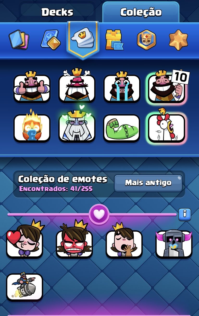 Conta Clash Royale 10 anos