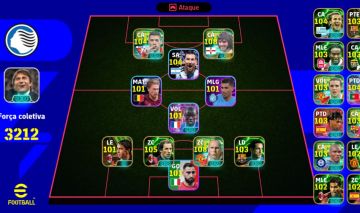 CONTA TOP DE EFOOTBOLL TOP COM MUITOS JOGADORES BONS