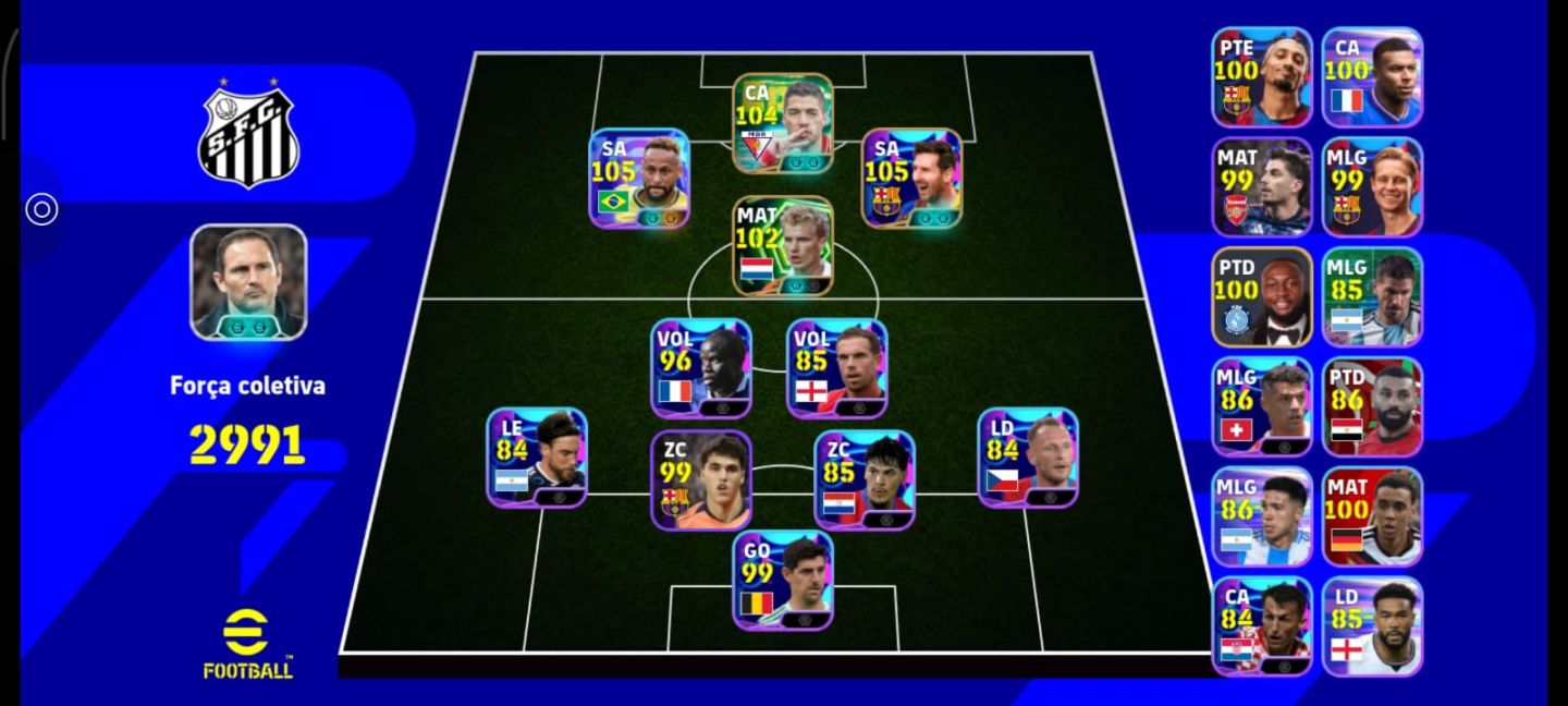 Contas de Efootball