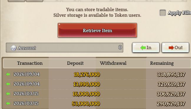 10m Silver - Zachariel Server - TREE OF SAVIOR