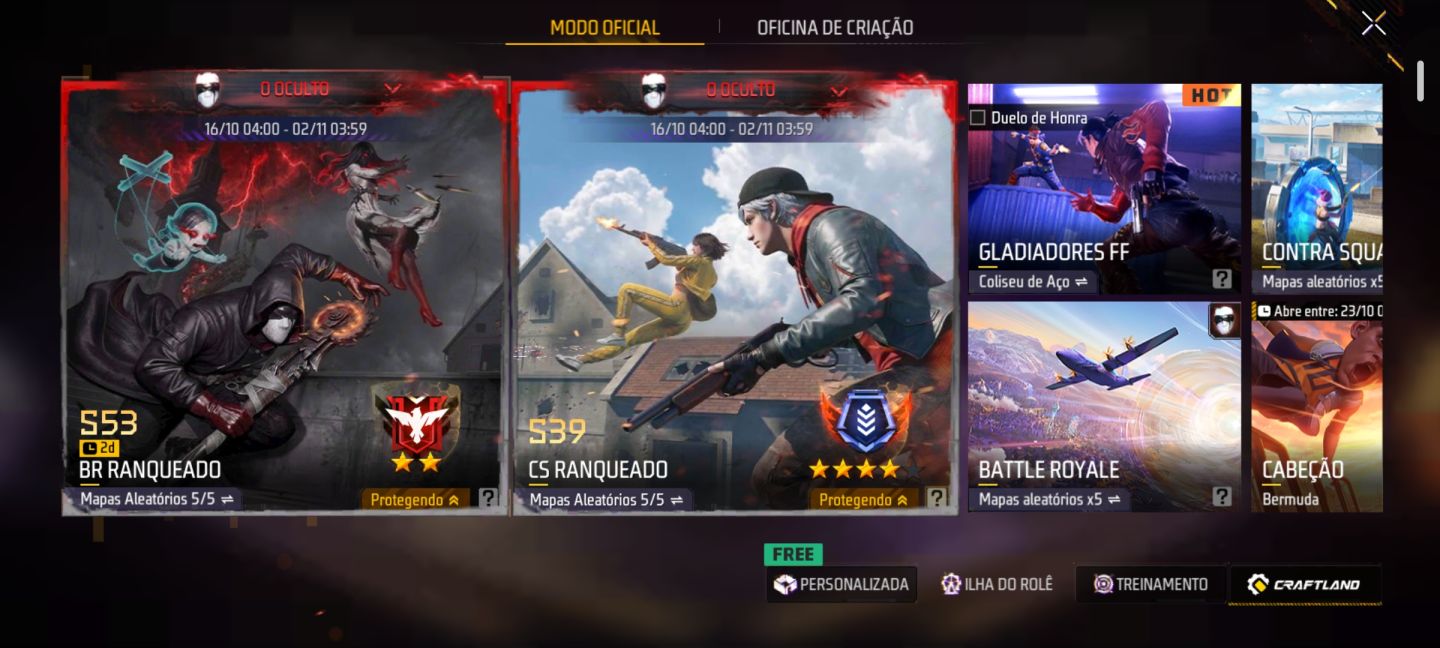 Free Fire Nv.20 | Troca de Nome | Conta Secundária