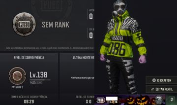 PUBG PLUS+ | NÍVEL 138 | MEDALHA 3y | FULL-ACESSO | ENTREGA RÁPIDA