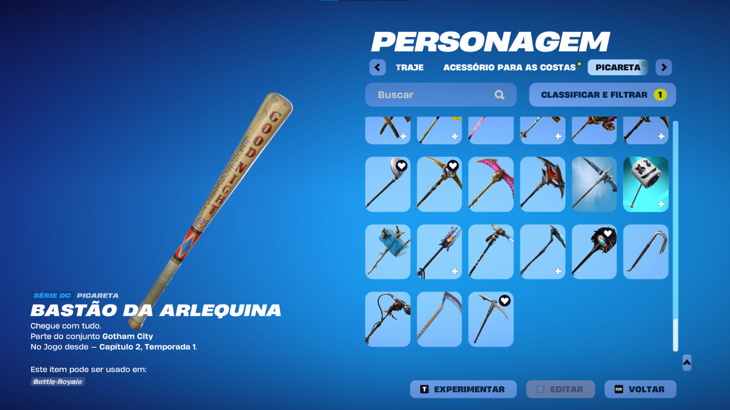 Conta Fortnite og temporada 5, tryhard conta com 199 skins, eminem