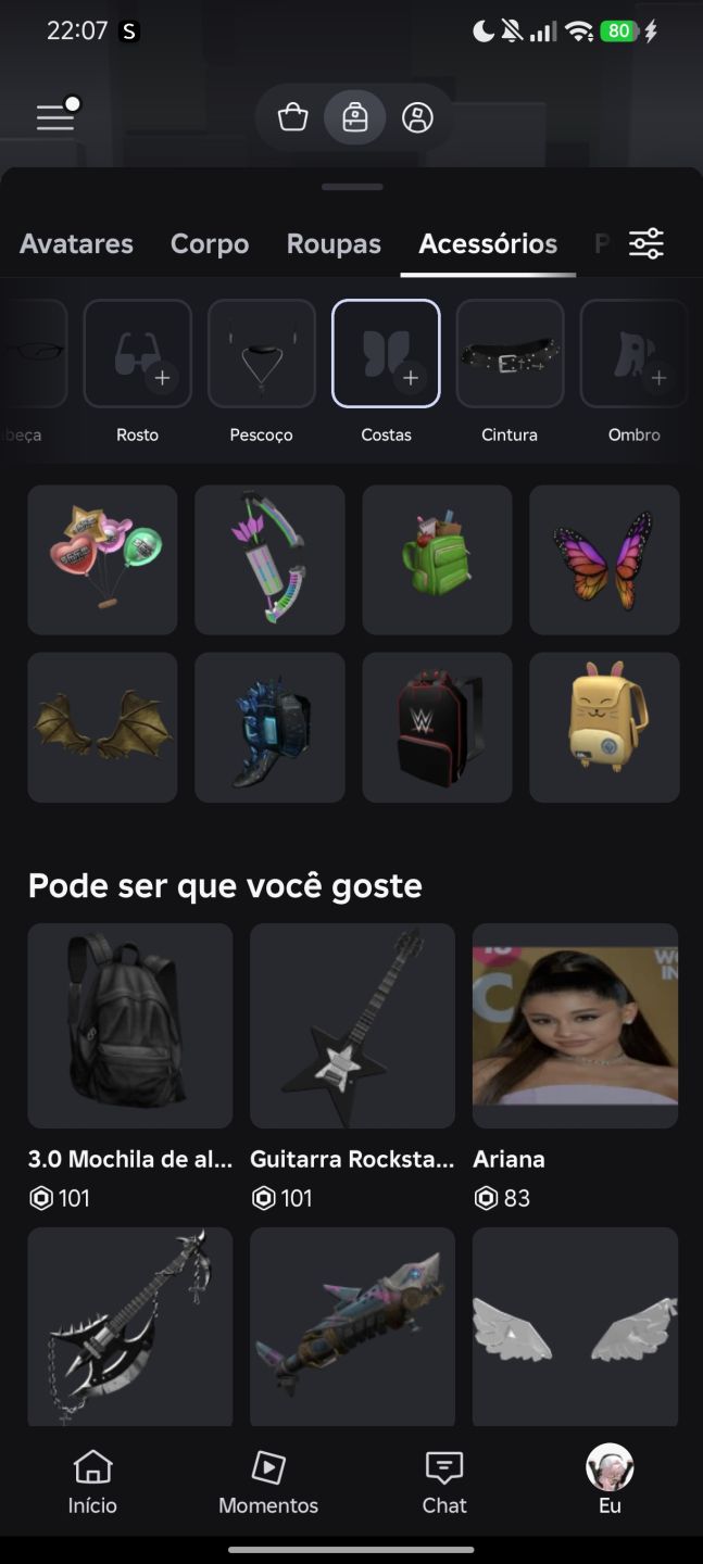 Conta Feminina Roblox, Bastante robux gasto. Passes Bloxburg