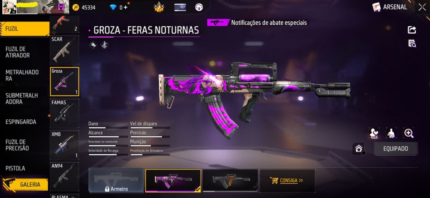 CONTA FREE FIRE COM CONJUNTO LEGADO FRAGMENTADO | CUBO MÁGICO | CARTÃO DE TROCA