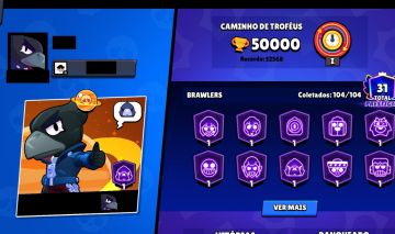 CONTA BRAWL STARS COM O MÍNIMO VALOR NEGOCIÁVEL