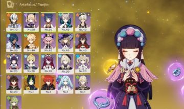 Conta genshin arlechinho 16 tiros e 1000 gemas essêncial
