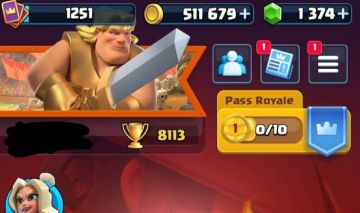 Conta clash royale Arena 21