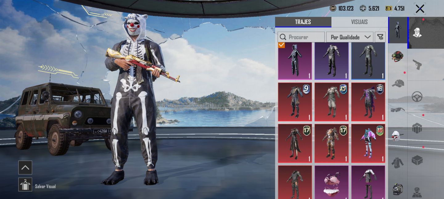 Conta pubg mobile com skin raras