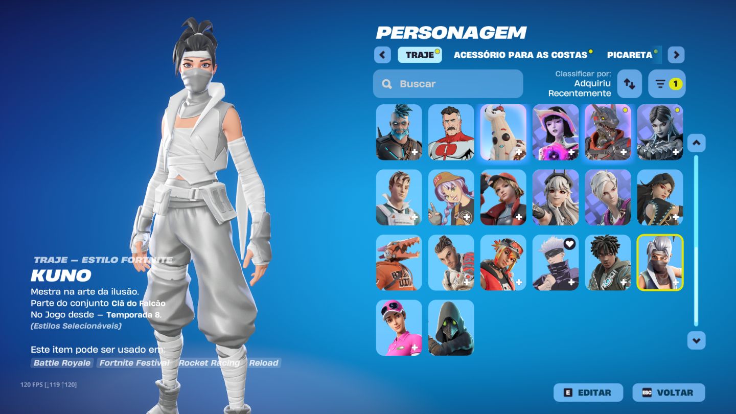 CONTA FORTNITE RARA COMPLETA!