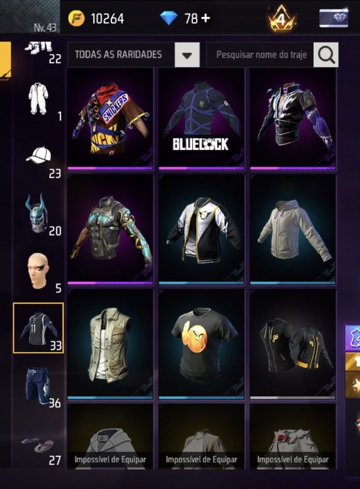 CONTA BÁSICA GEMADA - PRIME 4 LEVEL 43