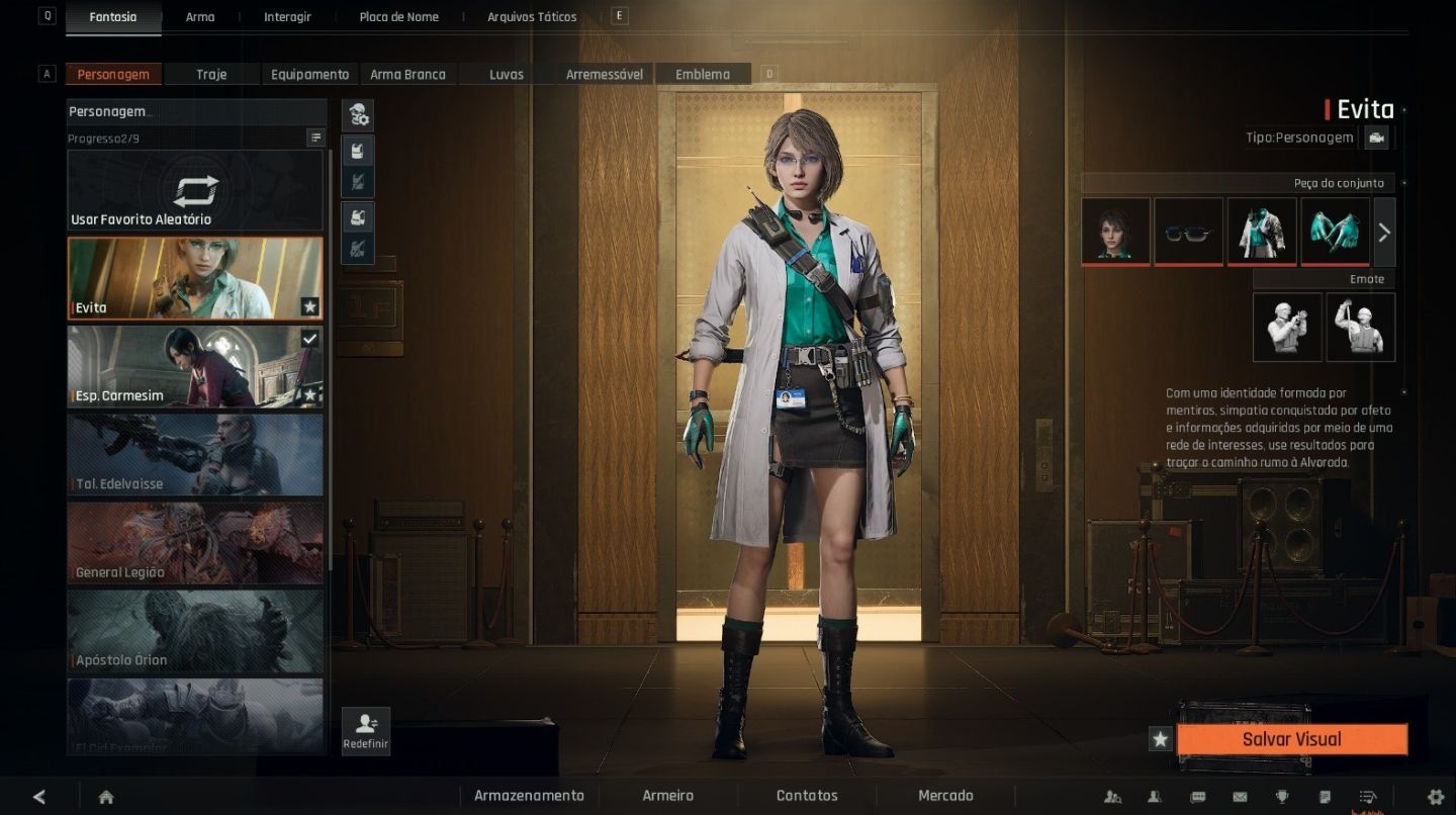 Conta Arena Breakout Infinite com Skin da Ada, Evita, Picareta de Gelo e 130M