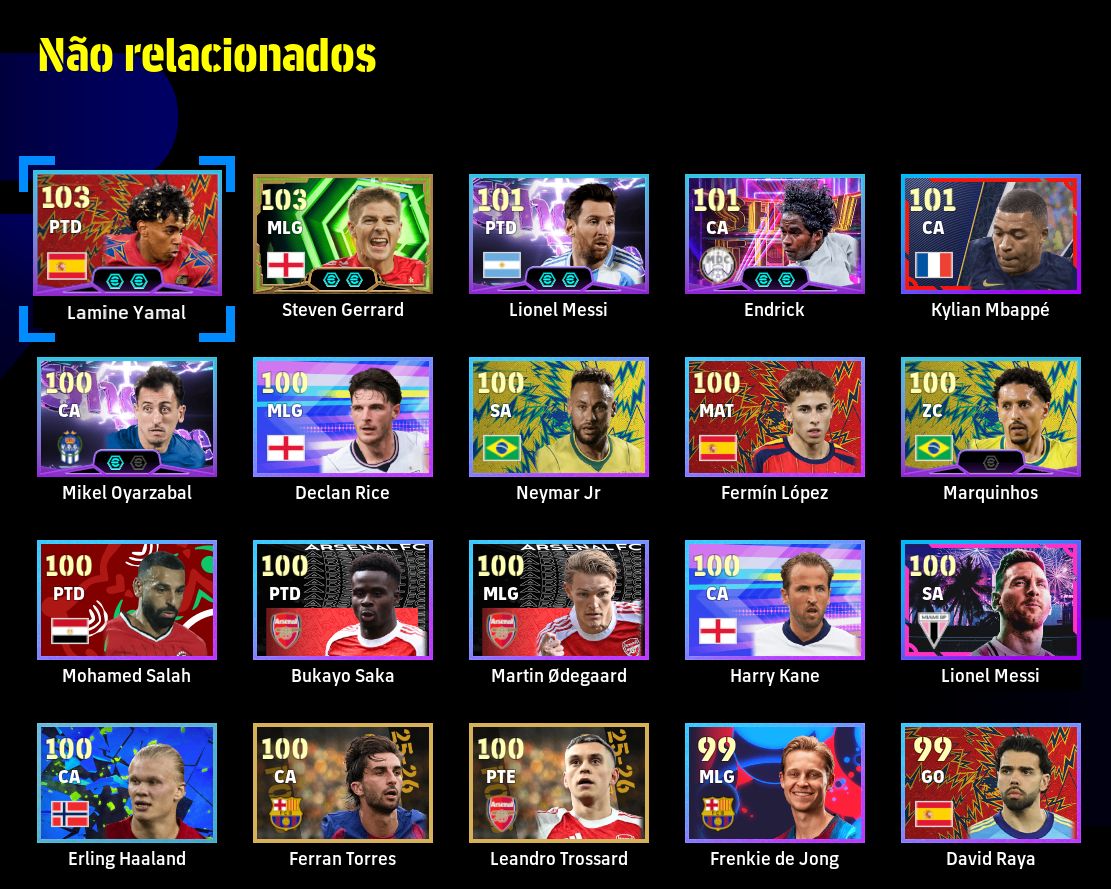 Conta Efootball - Elenco Prime 3 - (Xbox/pc)