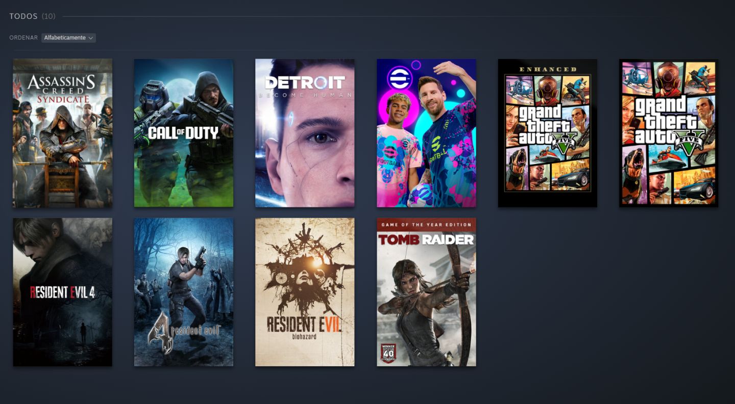 CONTA STEAM COM MELHORES JOGOS