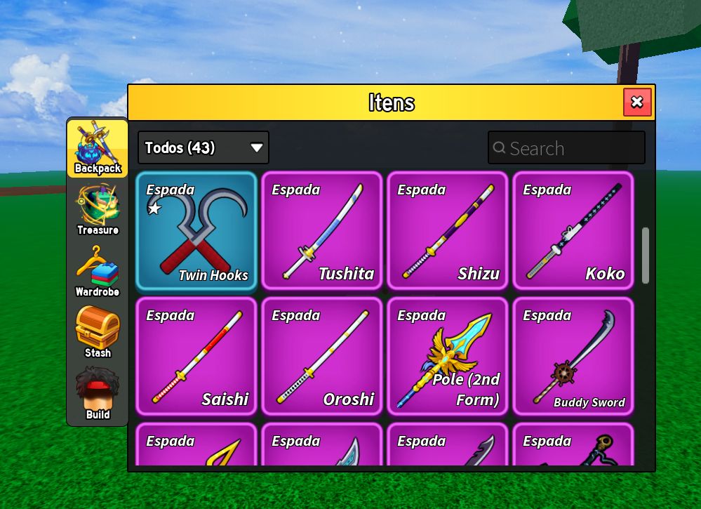 Conta roblox upada em jogos