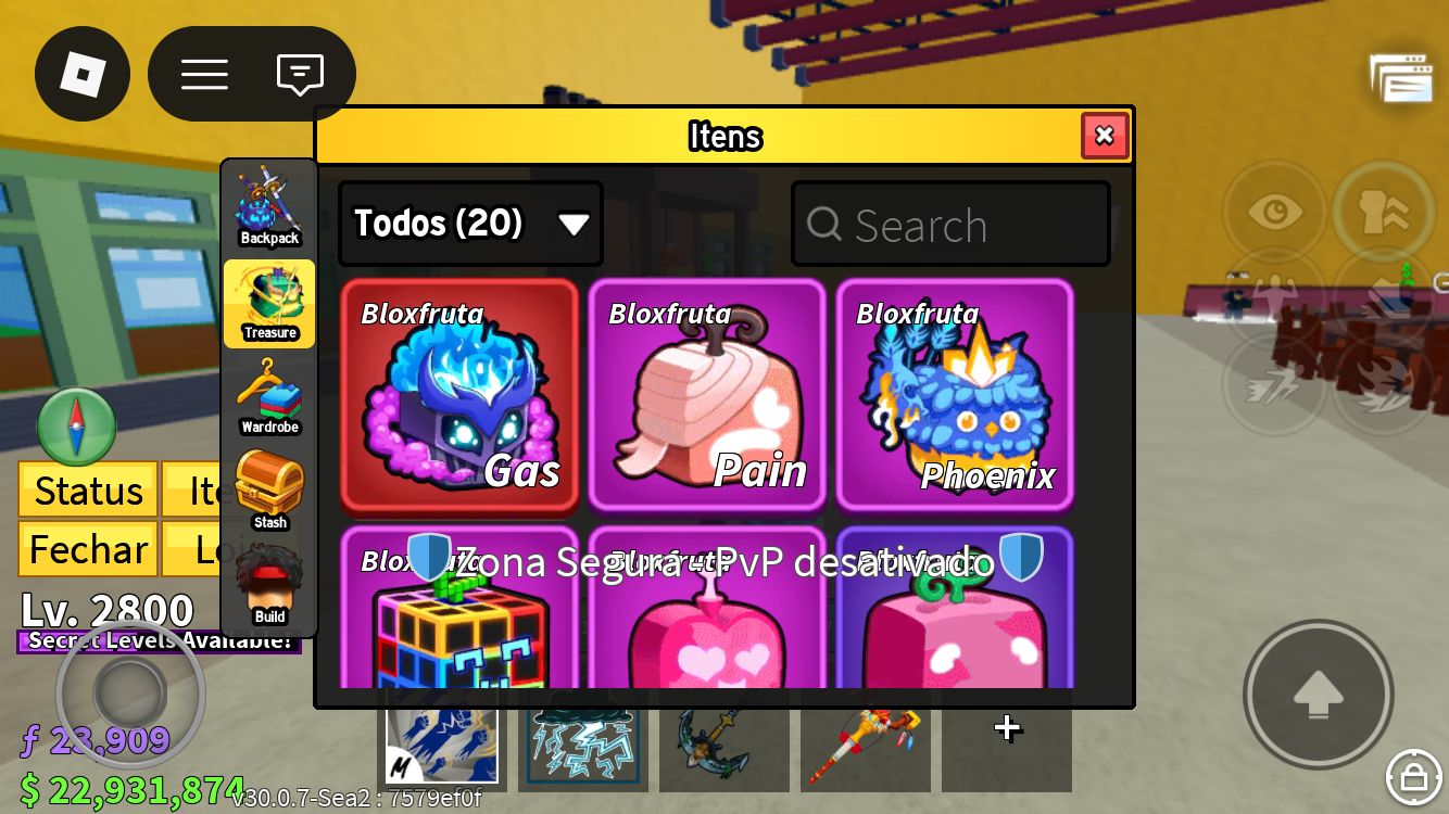 CONTA ROBLOX COM YORU -UPADA EM VÁRIOS JOGOS - VÁRIAS SKINS