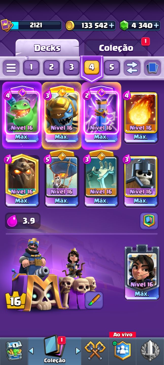 Conta top de Clash royale!!