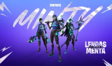 Fortnite: Pacote Lendas Menta ( +1000 V-Bucks inclusos no pacote )