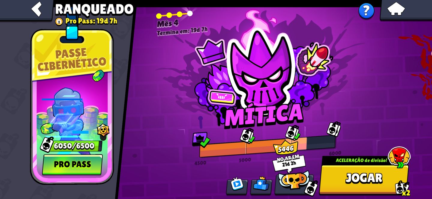 CONTA DE BRAWL COM P3,MESTRE,PIN DA MATCHERINO [Preço Imperdível]