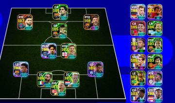 Conta Efotball recheada de epicos