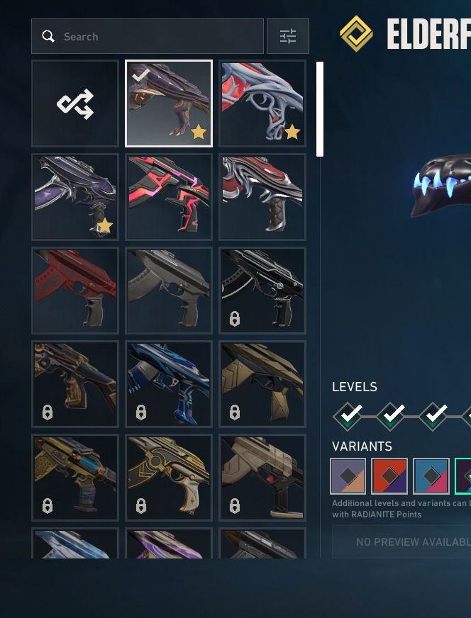 Conta bem basica com varias skins