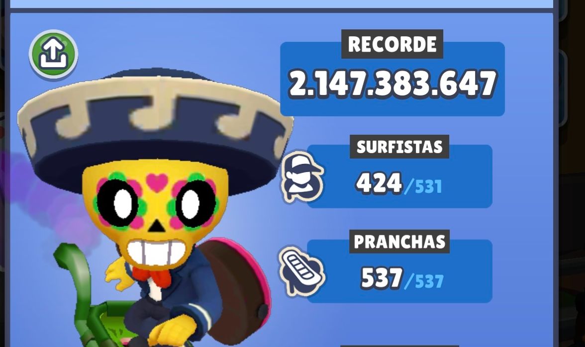 Conta rara Subway Surfers todos os personagens + 5000 chaves (2012)