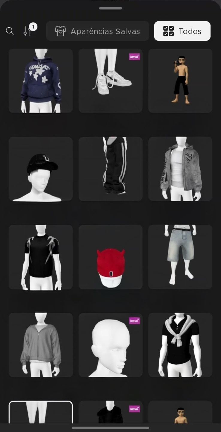 CONTA IMVU MASCULINA
