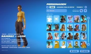 CONTA FORTNITE| 292 SKIN, 300+ PICARETAS, 800 EMOJIS, + HOMEM ARANHA MILES.