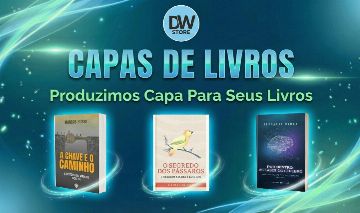 FAÇO A CAPA DO SEU LIVRO - [CAPA FRENTE E VERSO DE LIVRO EM QUALQUER ESTILO]