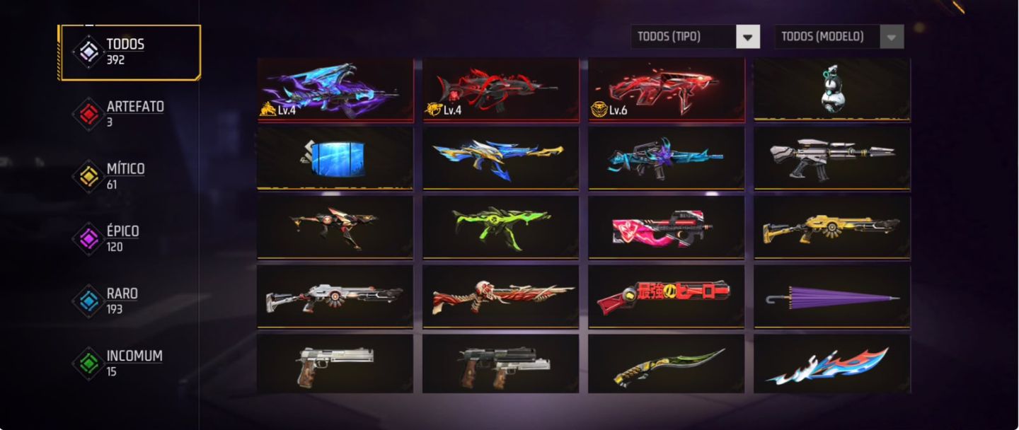 CONTA DE FF PRIME 6 FULL GEMADA MUITO RARA