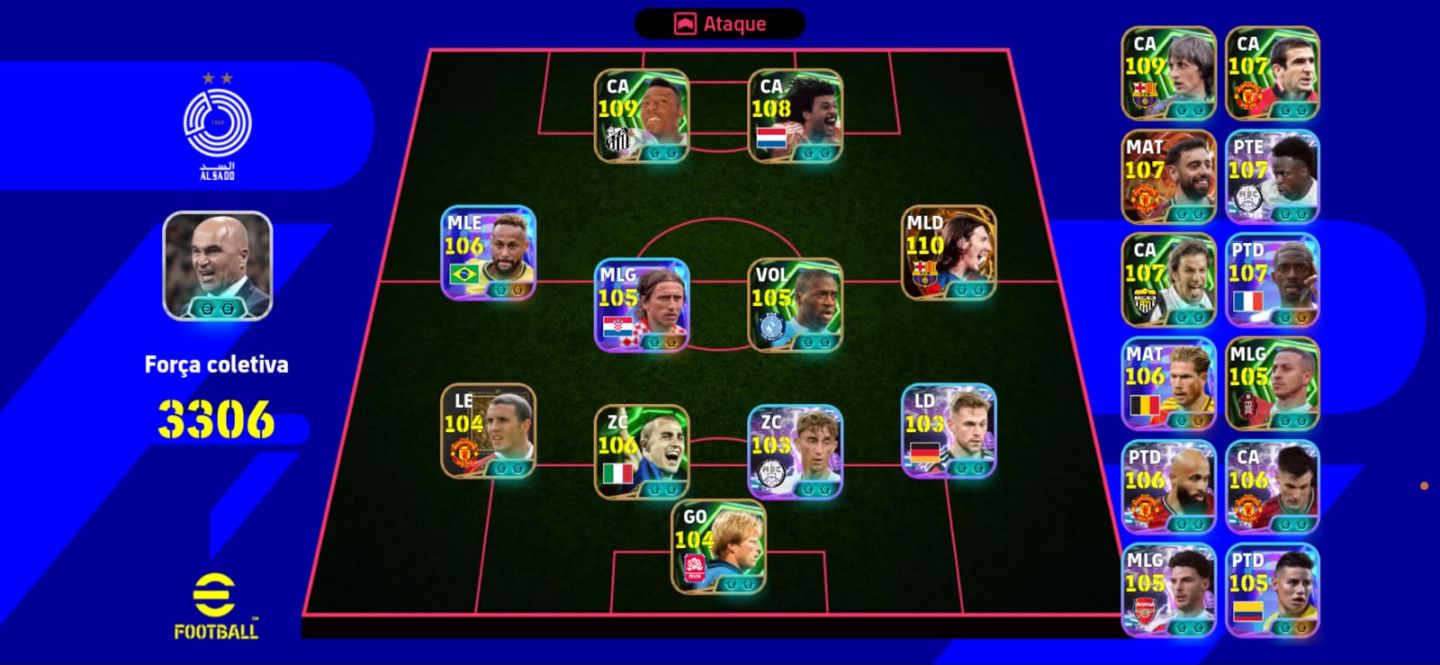 [60%] MELHORES CONTAS DE EFOOTBALL (TODAS APENAS KONAMI ID)