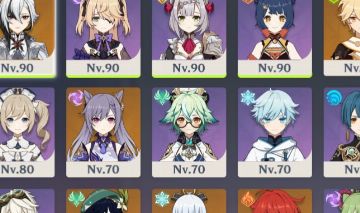 CONTA GENSHIN IMPACT AR55 | 30+ PERSONAGENS | ESPADA CELESTIAL