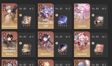 Hsr Account : Ruan Mei E1. SW lvl 999 + Bis. Acheron + Bis