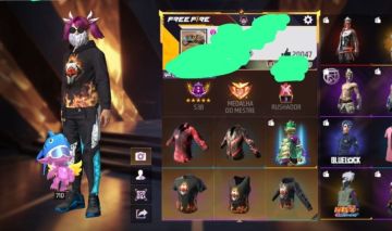 CONTA FREE FIRE SEMI FULL MESTRE SÓ FALTA S4