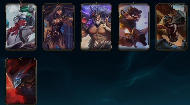 MINHA CONTA PARA TER UMA AJUDA!! tenho a skin dj sona e croma mitico do zed