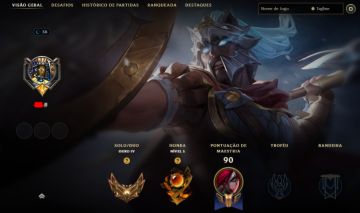Conta de LoL - Nível 38 / Passe Completo / Skin do Locke
