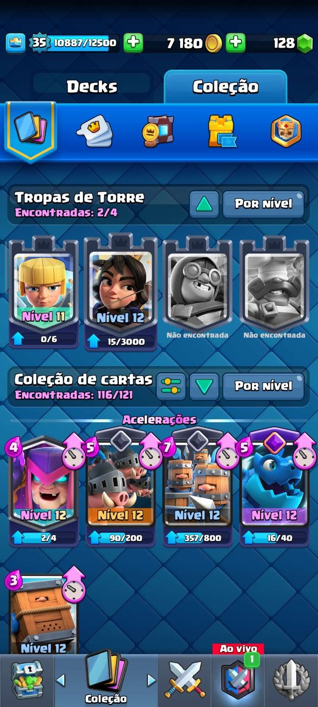 Conta | Clash Royale - 7 Anos Ativa e 7.5k de Troféus//Detalhes na Descrição