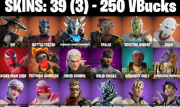CONTA FORTNITE RARA COM INDIANA JONES, SKINS RARAS, 39 SKINS