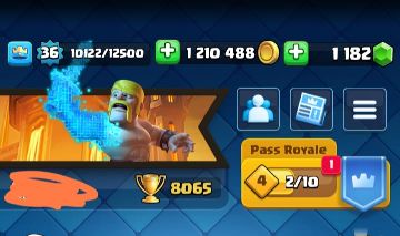 Conta Clash Royale aposentada