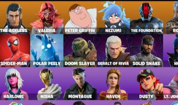 Conta Fortnite 36 Skins | Spider-Man | Peter Griffin | Doom Slayer